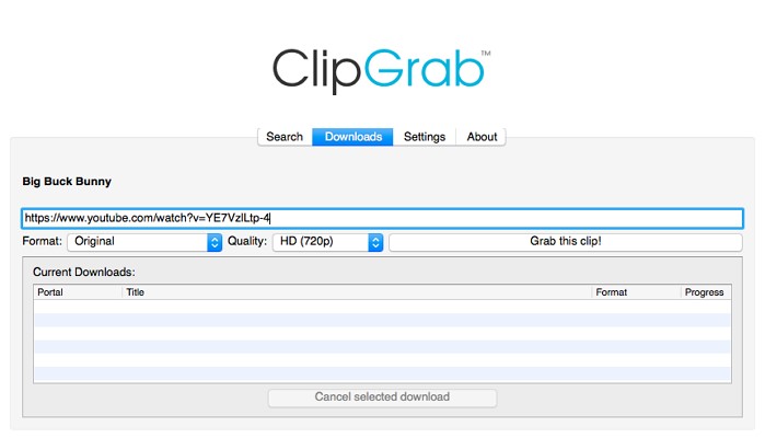 clipgrab download bulk videos