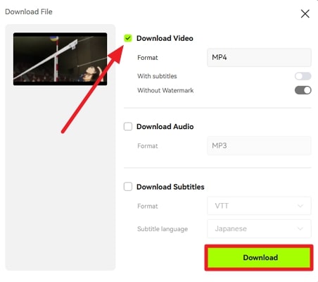 download haikyuu video blipcut