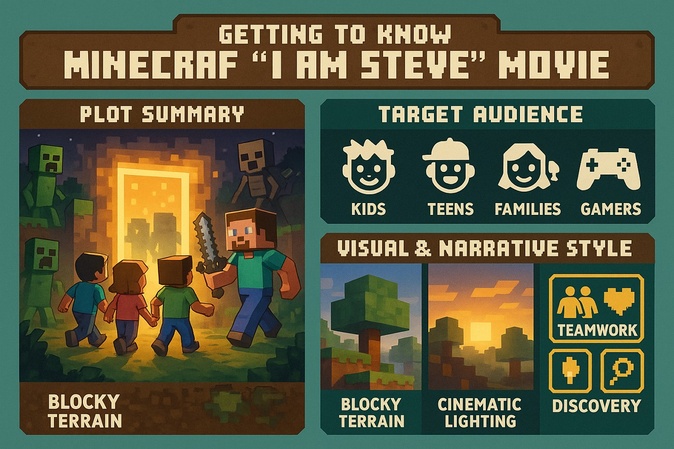 minecraft i am steve movie overview