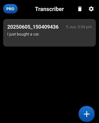 transcriber app translates movies