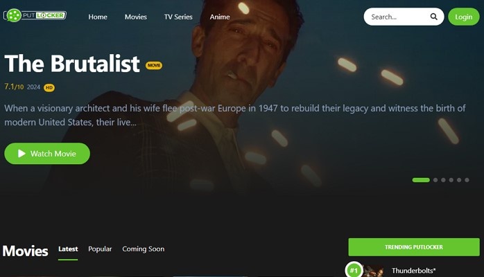 latest movies stream on putlocker