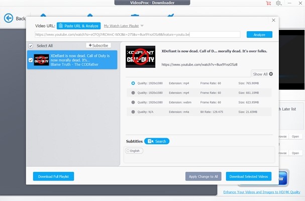 use videoproc converter y2mate alternative