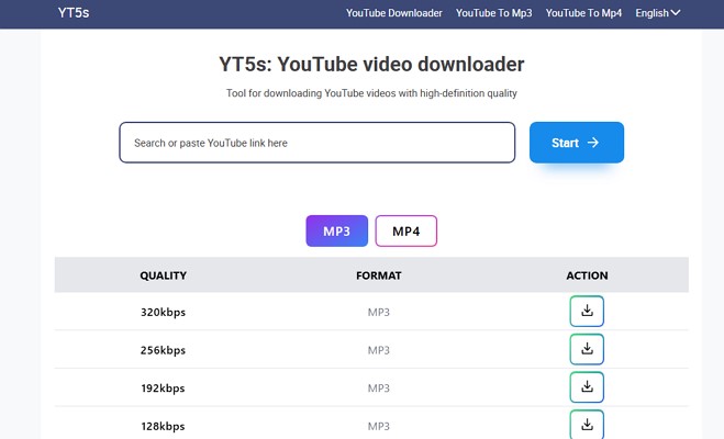 yt5s youtube video downloader