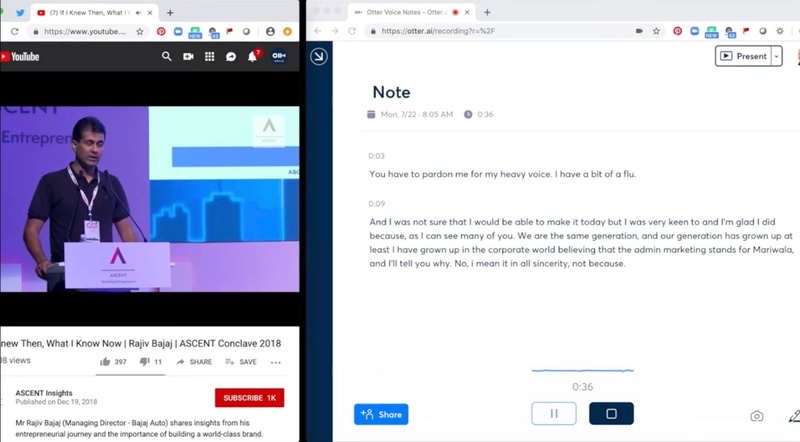 Convert MP3 to transcript with Otter.AI
