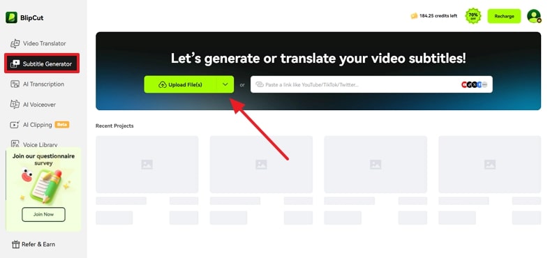 add video to subtitle generator