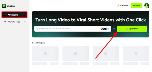 import podcast for ai clipping