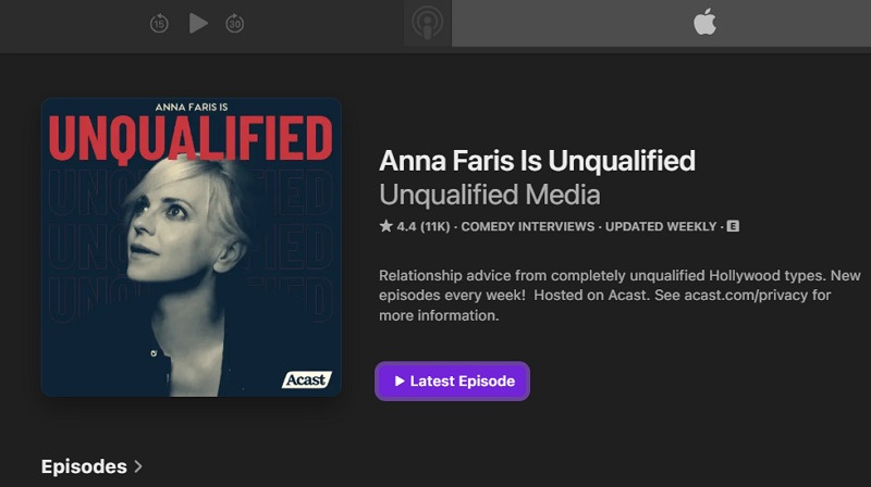 Anna Faris is Unqualified