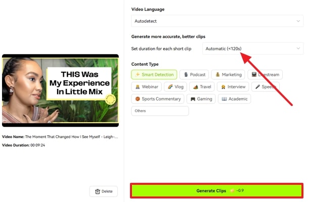 set clipping settings blipcut