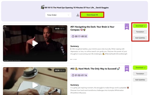 save the ai podcast clips