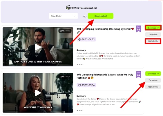 save clip or move to translation