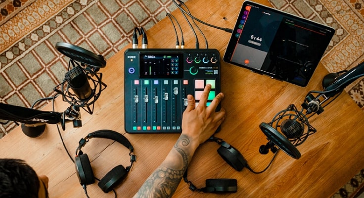 arrange gear for recording