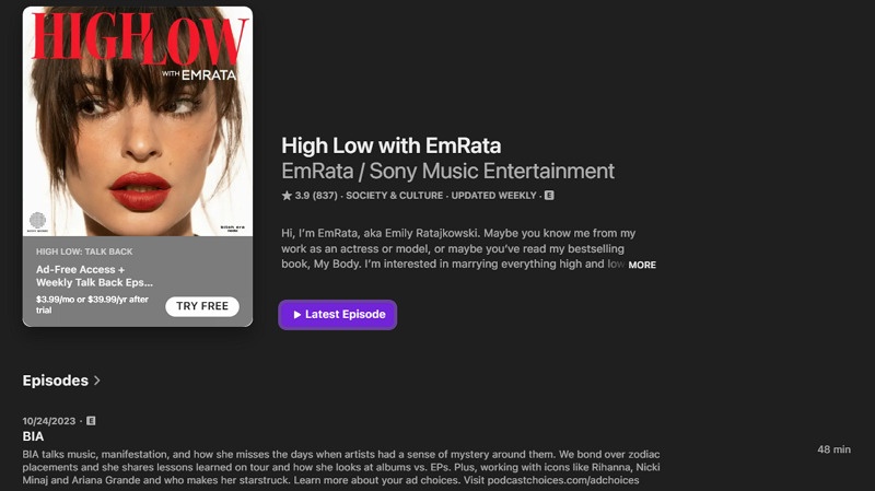 High Low with EmRata