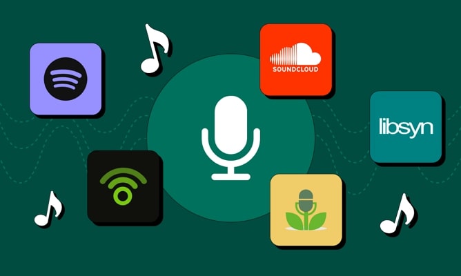 upload podcasts on streaming sites