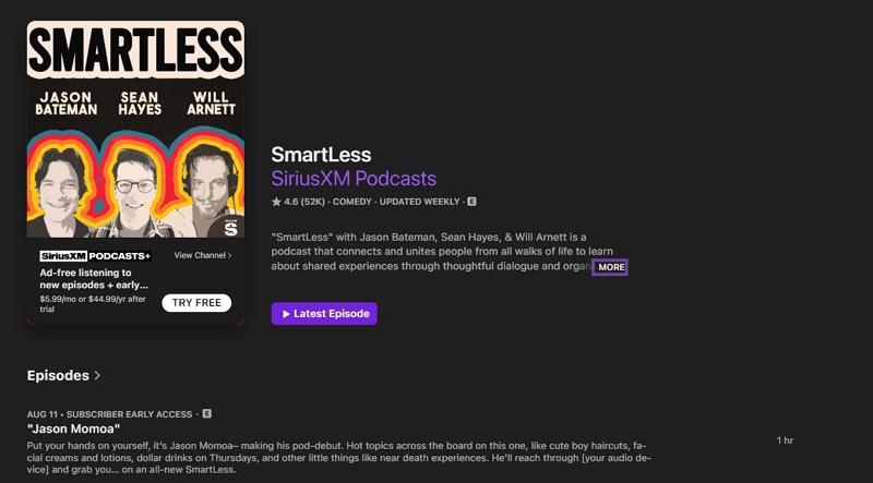 SmartLess Celebrity Podcasts