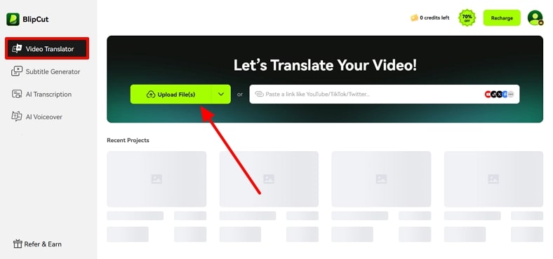 add podcast across blipcut