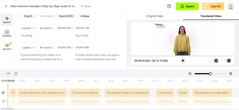 blipcut online video translator guide 5