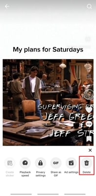 go for delete captions option
