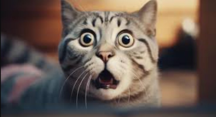 cat big eye meme