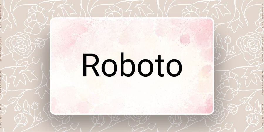 google uses roboto for android and it’s a good meme font