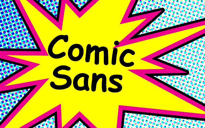 comic sans ms is one of the best meme fonts