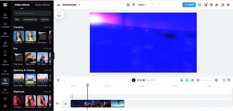 imporve youtube video using capcut