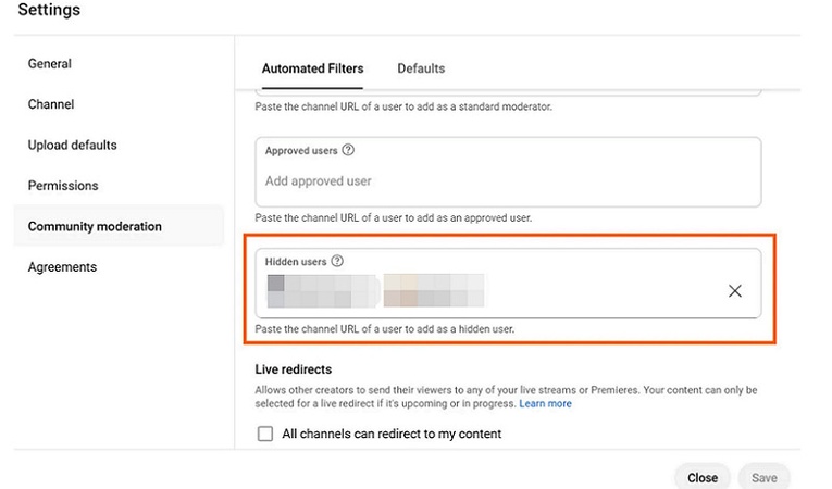 How to Block Users on YouTube Studio