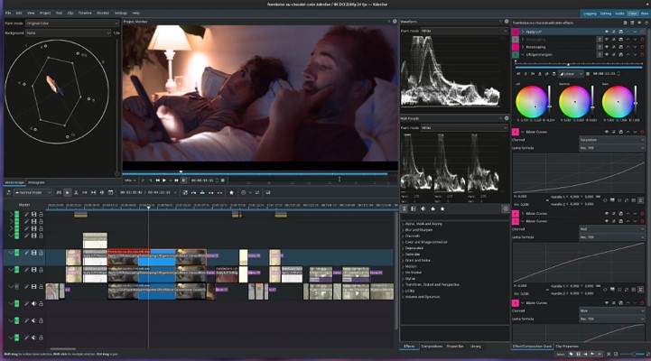 video editing platform kdenlive