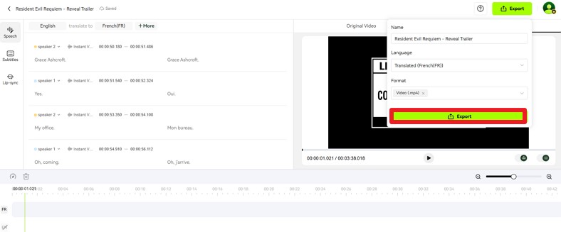 download translated youtube video