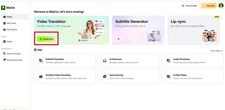 upload meme video blipcut video translator