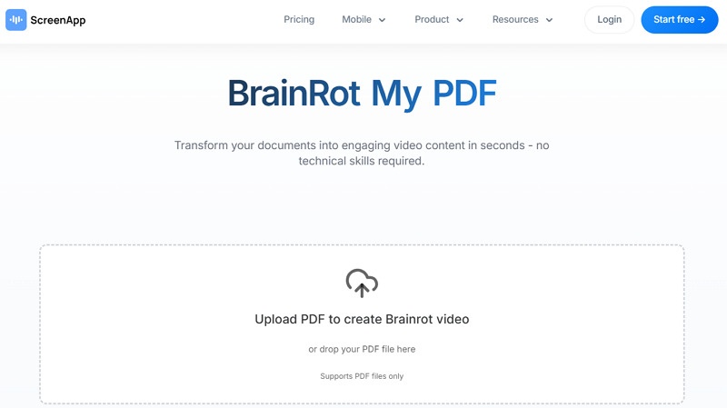 ScreenApp AI Brainrot Study