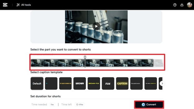 set duration tiktok gaming clip in capcut