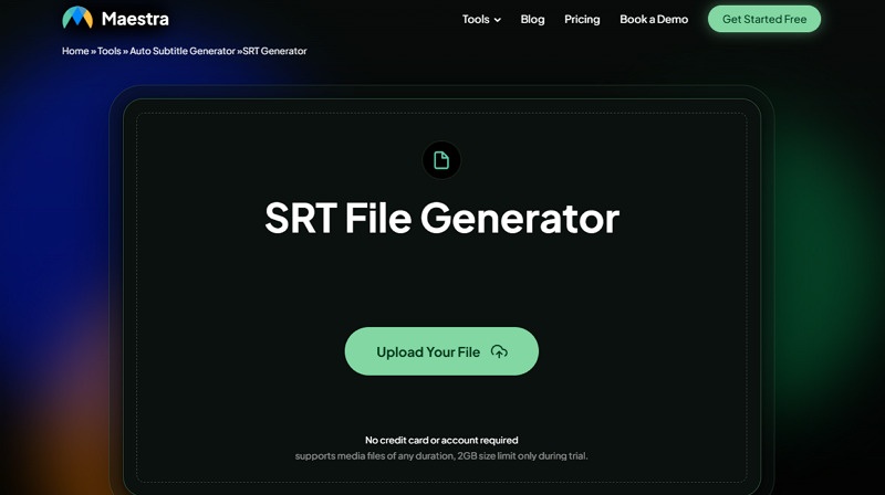Maestra SRT File How to Make
