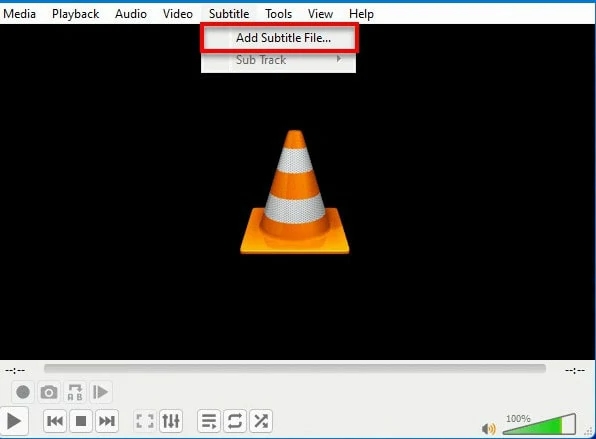 how to add subtitles to an mp4 using a vtt with vlc