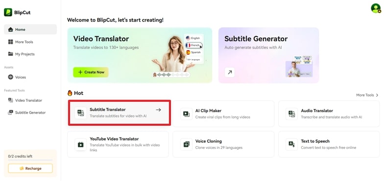 proceed with subtitle translator feature