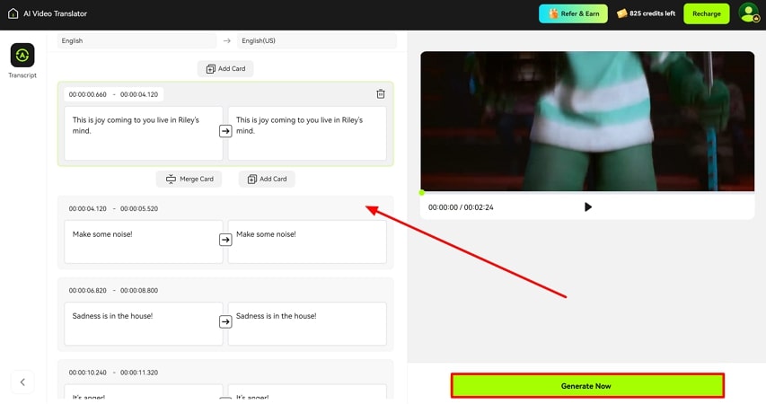 verify subtitles and continue