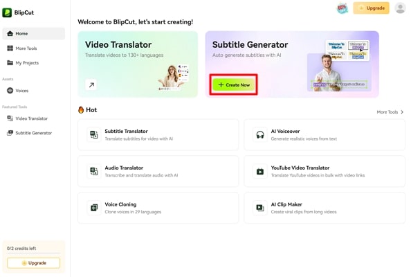 BlipCut Upload Video