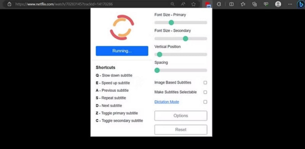 Customize Netflix Bilingual Subtitles