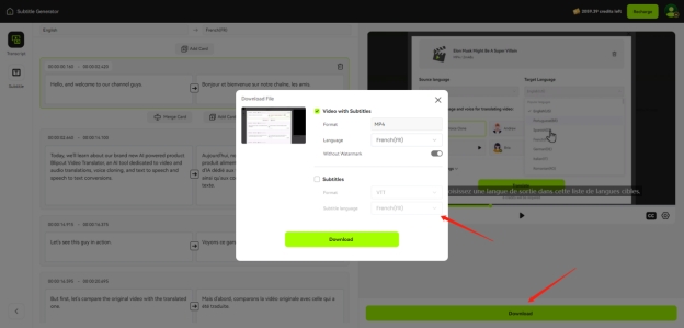 video caption extension alternative via blipcut