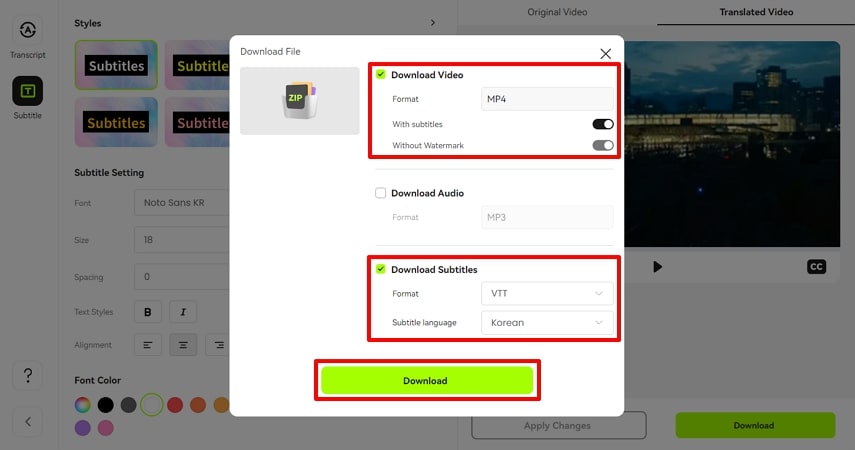 download train to busan subtitle video