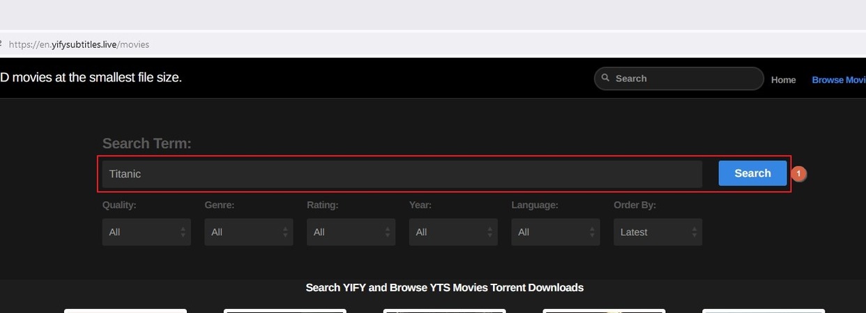 Suchen Sie nach dem Filmnamen