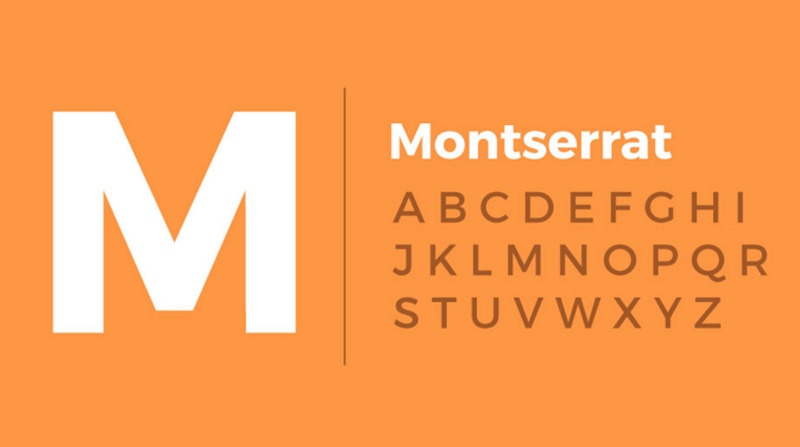 Montserrat Good Subtitle Font
