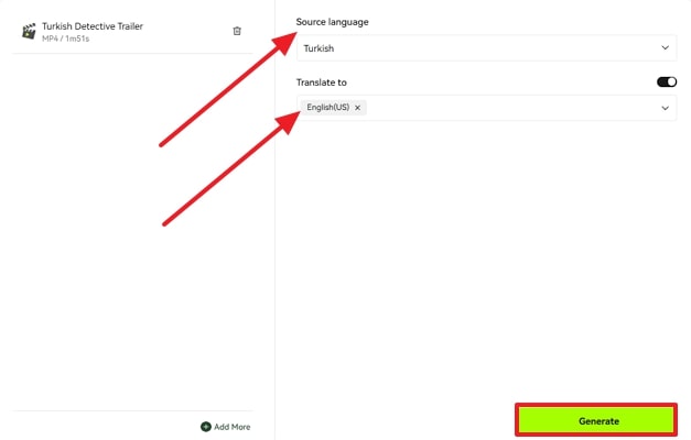 generate subtitles for turkish films