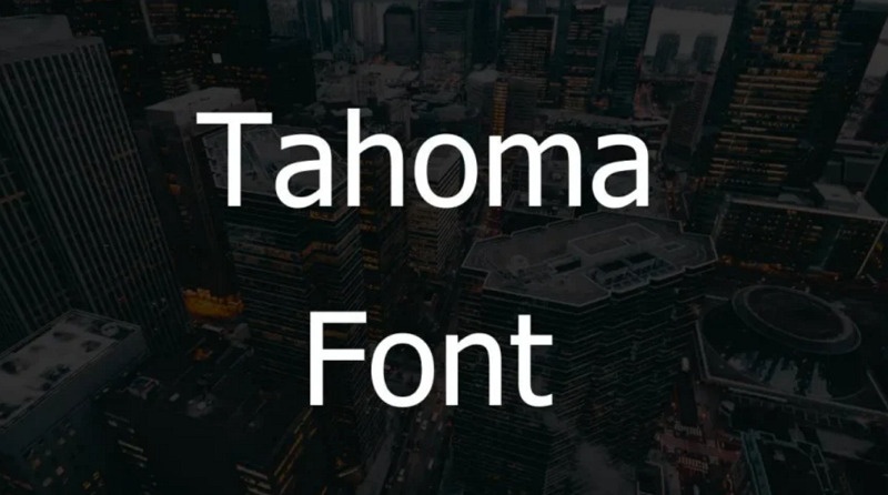 Tahoma Best Subtitle Font