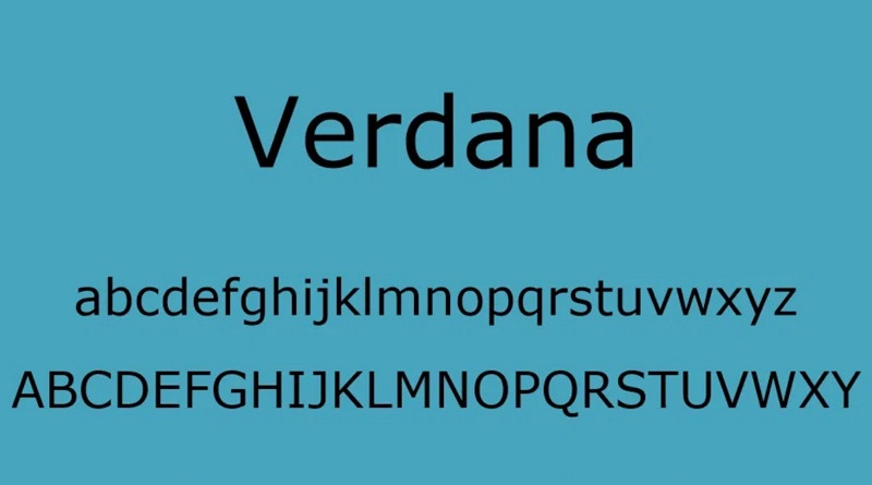 Verdana Font for Subtitles