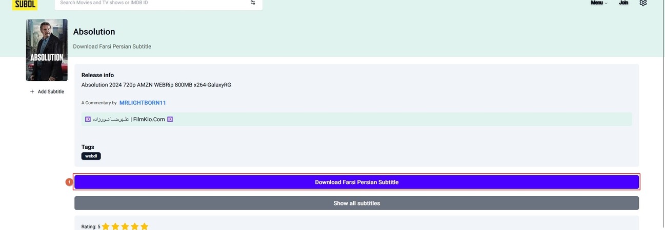 download subtitles from subdl.com