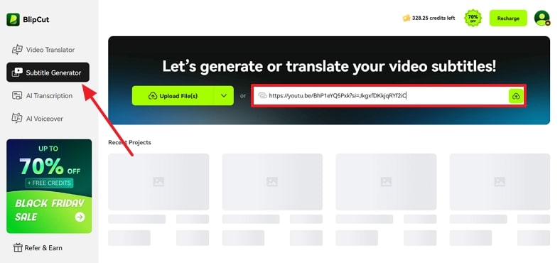 upload true beauty to blipcut