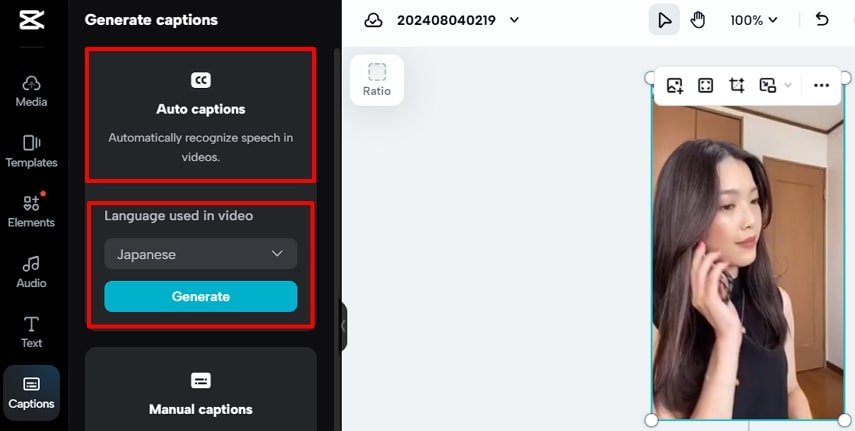 capcut auto captions feature