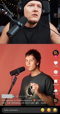 tiktok reaction videos ideas