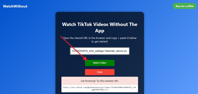 watch video tiktok without app