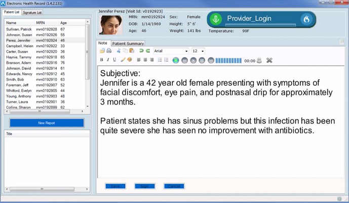 record audio and transcribe medical content